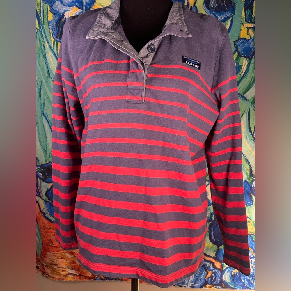 LL BEAN POLO UNISEX WINTER LONGSLEEVE